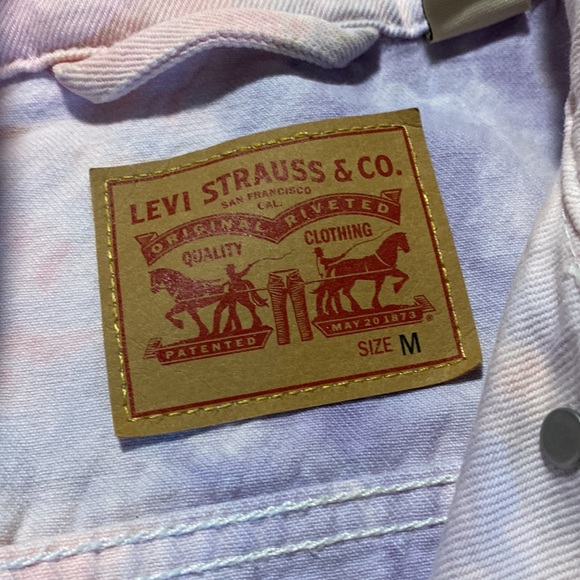 Levi Strauss & Co Tye Dye Denim Jacket - Picture 2 of 2